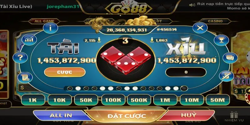 Tìm hiểu lý do tài xỉu online lại hot tại Go88