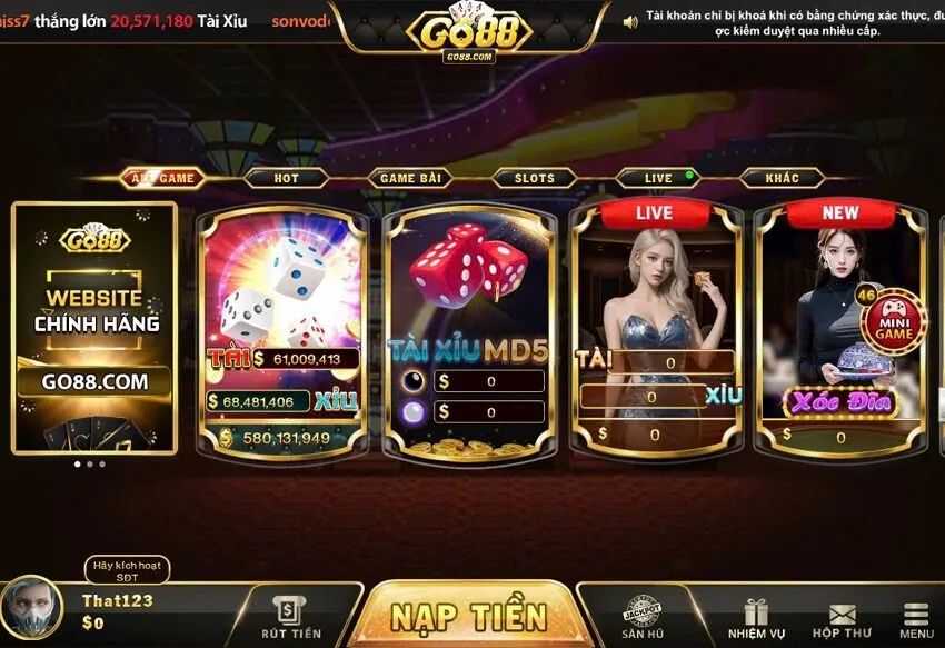Go88 được yêu thích nhất hiện nay