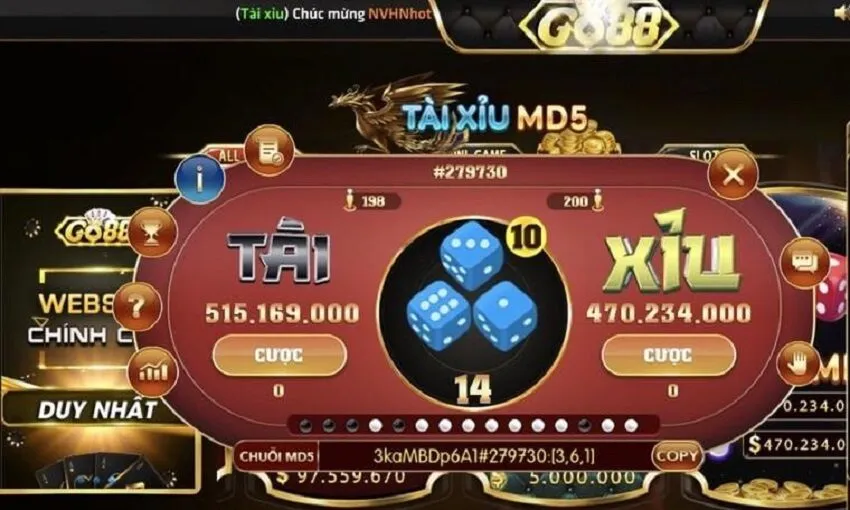 Ưu đãi hấp dẫn khi chơi tài xỉu tại Go88