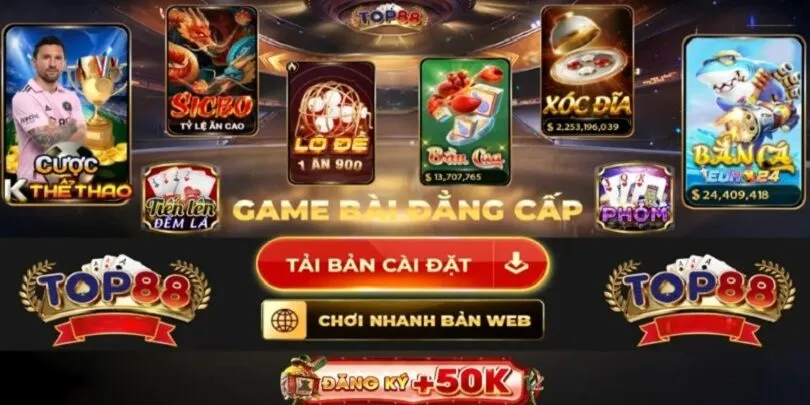 Top88 với những ưu điểm vượt trội